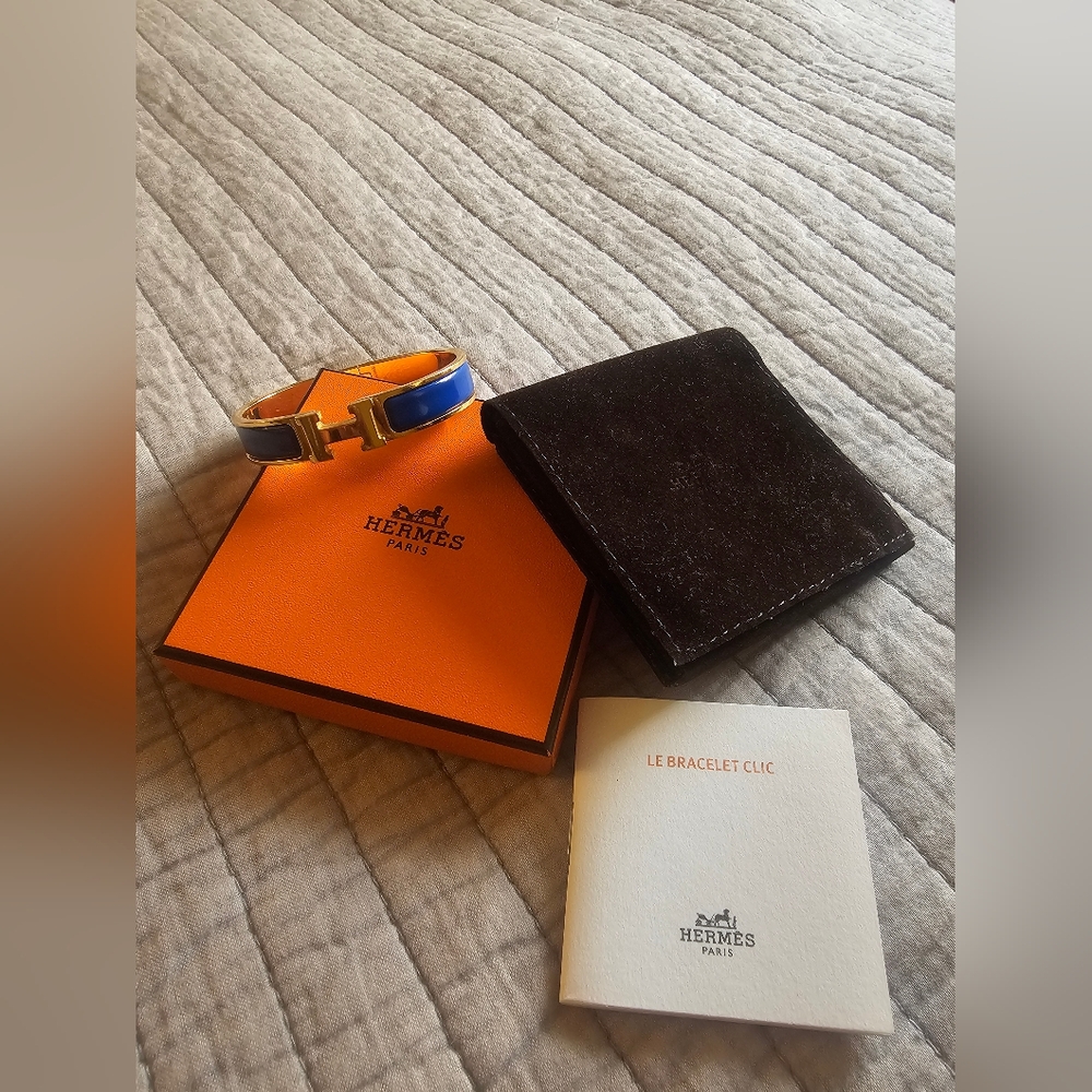 Hermes Clic Clac H Enamel Bracelet